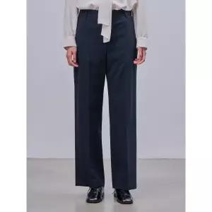 [백화점 정품] 빈폴 레이디스 울 혼방 와이드 팬츠 다크네이비 (BF4821C04R)