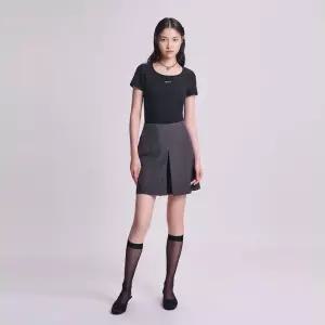 [백화점 정품] 빈폴 레이디스 [B. my] 슬림핏 반소매 티셔츠 블랙 BF4842N015