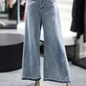 [AK분당점]   밑단디테일 와이드 데님팬츠 AEM5NSDP2280