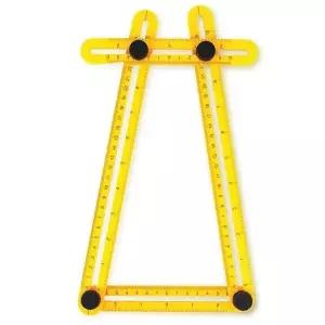 각도 조절 4변각도자 타일 블록 정리 측정기 수납 각도자