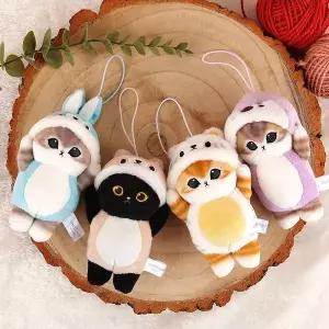 WL 모후샌드 동물냥 마스코트 인형키링 11cm-랜덤