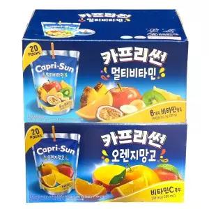 농심 카프리썬 오렌지망고 200ml 20+ 멀티비타민 200ml 20개