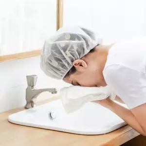 방수 샤워캡 비닐 헤어캡 헤어밴드 샴푸캡 머리캡 일회용