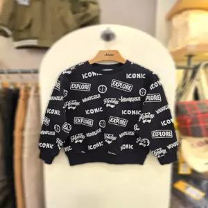 [지프키즈] 지프키즈 전판 자카드시리즈 맨투맨 KP3TSU866 블랙