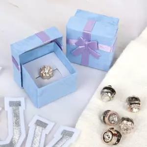 기획상품 예물케이스 돌반지상자 케이스 반지케이스 퍼플 프리미엄 선물포장 돌반지함