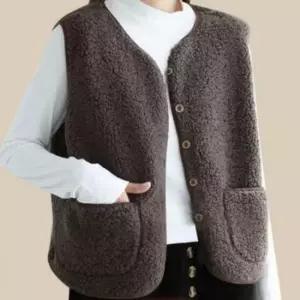 [라일리여성의류] Rly 트렌디 보아 패딩 겨울조끼 캐주얼조끼플리스조끼