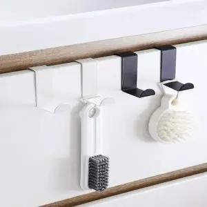 도어 후크 행거 옷걸이 2개 화이트 색상 벽걸이 (WFK7P2W)