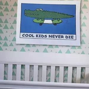 패브릭 포스터 대형 S 인테리어 악어