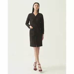 [하프클럽/올리비아로렌]체크 원피스_VOCOAXF8421