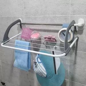 발코니 수건 건조대 창틀 걸이형 빨래 건조용 고리 행주 (WFKFYB8)