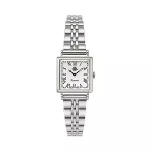 [신세계라이브쇼핑]로즈몽 NS-011SVR-MT6 노스탤지아 스퀘어 여성 메탈 손목 시계