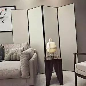 파티션 QWY764W9 4단 공간분리파티션 이동식파티션 원목파티션