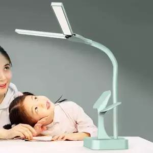 USB BWX725H8 충전 스탠드 조명등 터치식 듀얼 독서등 램프