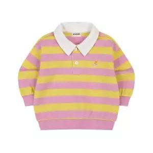 [롯데백화점]캉골 [베이비] 저지 피케 스트라이프 카라 스 셔츠 SA 0D03 핑크 (BSACLT0D030PK)