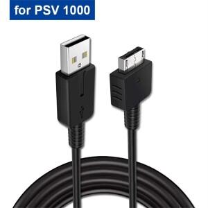 USB 2-in-1 고속 데이터 동기화 충전 케이블 1M 휴대용 게임기 코드 플레이스테이션 비타 1000용