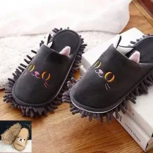 청소 슬리퍼 고양이 발걸레 실내 세척 청소용 발바닥 (WFKH417)