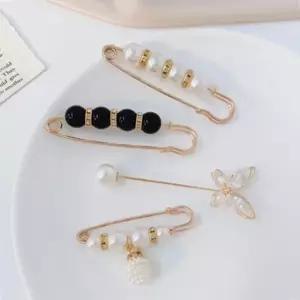 간편수선 바지수선 허리조절 셀프 줄이기 옷핀 진주클립 브로치 진주옷핀