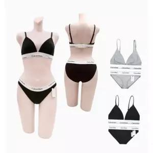 [Calvin Klein]UNDERWEAR CK 여성 스포츠 브라렛 삼각팬티 세트 QF1061 F3787 698496