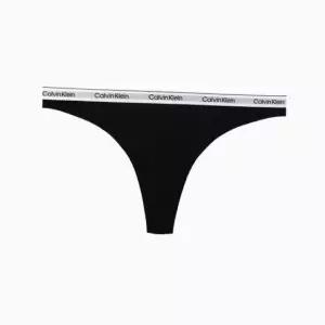 [Calvin Klein]UNDERWEAR CK 여성 모던 로고 티팬티 QD5209 BLACK 698193