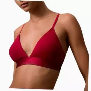 [Calvin Klein]UNDERWEAR 캘빈클라인 CK 언더웨어 라이틀리 라인드 트라이앵글 브라렛 브라탑 QF7994E-X...