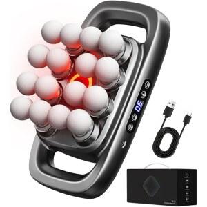 잭시욱 베르니코 마사지기 남편 2 0 매듭 버스터 16 마사지 건 세트 30 강도 레벨 및 3가지 스마트 모드 50kg 심압 무소음 다리 등 팔 허리 회색