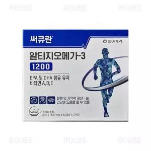 동아제약 써큐란 알티지 오메가-3 1200 120캡슐, 1개