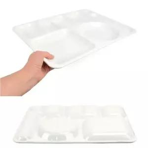 단체급식 406CZO24 PC재질 성인용 식판 4찬 38.8x29cm 21호