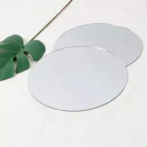 마크라메 재료 왜곡없는 민자 30cm 원형 벽장식 거울 (KYR-WE1D8BA)