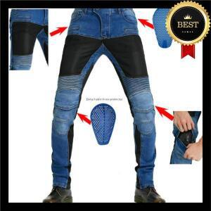 오토바이 바지 아라미드 보호 장비 라이딩 투어링 블랙 모토크로스