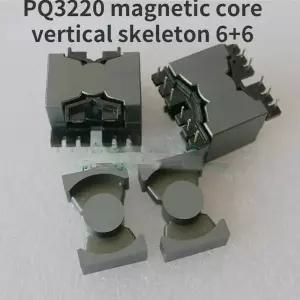 호환  수직 66 PC40 재료 변압기 코어 구성 요소를 하는 연질 페라이트 코어 PQ3220