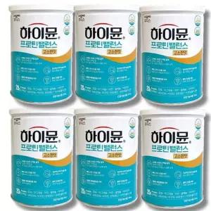 하이뮨 프로틴 밸런스 고소한맛 304g 6통