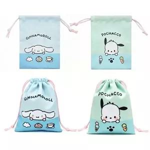 [셀러허브 패션]산리오 양면디자인 미니 복조리 파우치(스카이 민트)