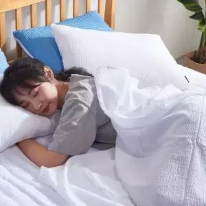 시어서커 122DTI53 홑이불 화이트(D/Q)_시원한 여름 침구 홑겹