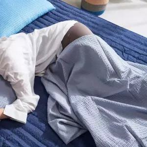 시어서커 065IEX00 홑이불 그레이(D/Q)_여름 얇은이불 간절기