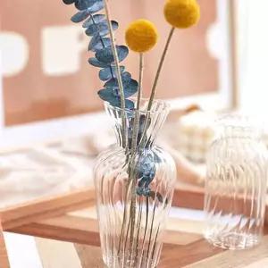 유리꽃병 화병 투명 엔틱 조화화병