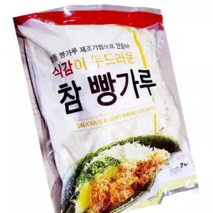 진현무역 참 빵가루 굵은 개자 2K 홈메이드빵가루