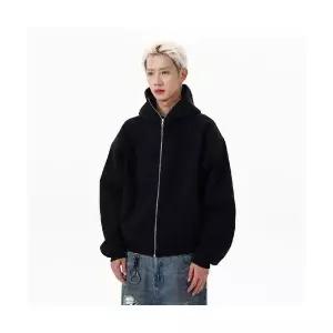 야무치 남자 데일리룩 간절기 가디건 집업 솔리드 카디건 후드 가을 겨울 반 캐주얼 KUK4