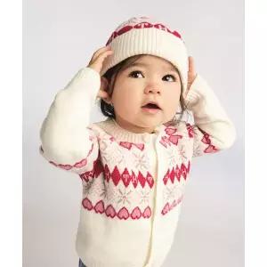 타미힐피거 TOMMY HILFIGER KIDS 페어아일 가디건비니 T42F7NWO110GT1YA8 617502
