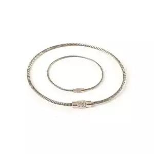 루미나D 키링 와이어 30cm 10p 캠핑 수납 고리 잠금