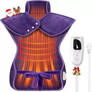 허리 를 위한 온열 패드 FSA 자격 HSA 뒷목 어깨를 전기 착용 가능한 대형 엄마 아빠 남성을 크리스마스