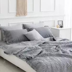 캐슬 424HYO09 에어롤리플 피그먼트워싱 여름이불 S 그레이