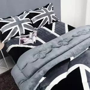 극세사 610TYI27 영국기 베개커버 겨울 베개솜 유니언잭