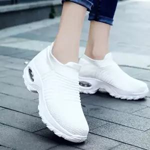 [엄지척]여자 881IIK12 니트 베이직 에어 운동화 워킹화 스니커즈 삭스