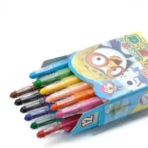 [아트박스]/이룸 귀여운 뽀로로 돌려쓰는 미니 선명한 색연필 12색