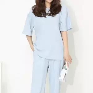 여자트레이닝세트 1P 밴딩 세트 반팔 트레이닝 여성트 WD7F091