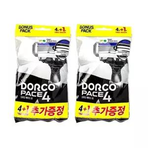 도루코 WG787160 면도기 2개 X 페이스4 휴대용 4P+1P