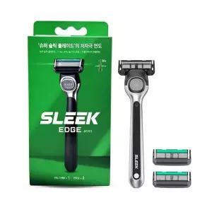 1P ZF249305 2P 세트 엣지 면도기 슬릭 도루코 면도날
