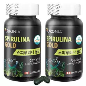 오로니아 스피루리나 골드 엽록소 1100mg x 90정 2통 (6개월분)