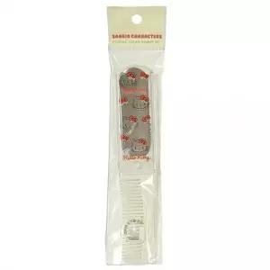 빗과 거울이 하나로 귀여운 디자인 접이형 헤어빗거울