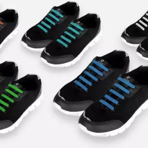 매듭없는 관공서 고무신발끈 12P 끈스니커즈 15색상 고무줄 신발끈 TW5854C208